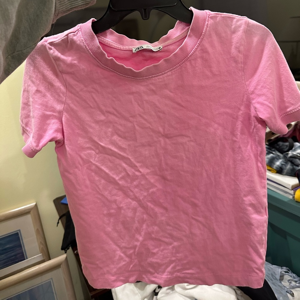 Zara Pink Shirt Small